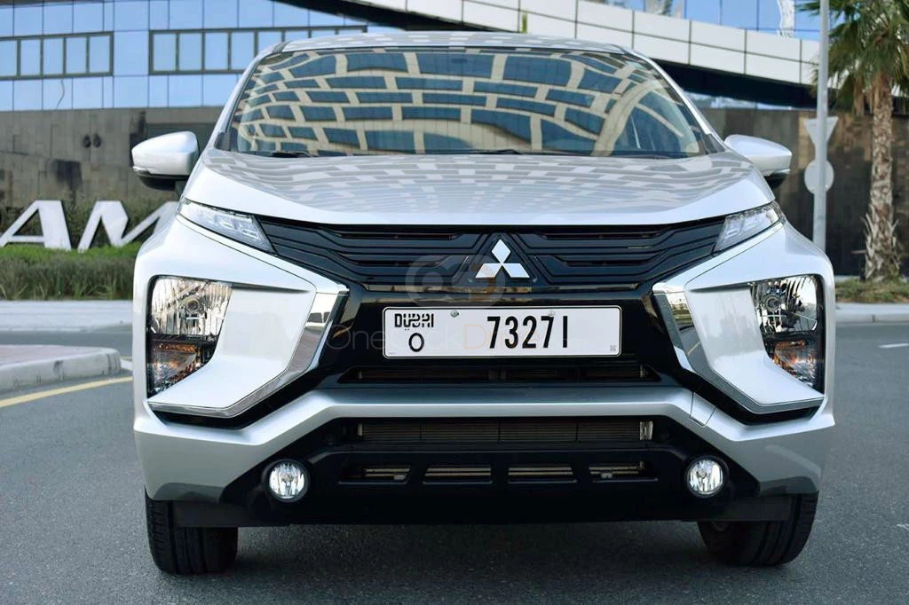 Zilver Mitsubishi xpander 2021 for rent in Abu Dhabi 2